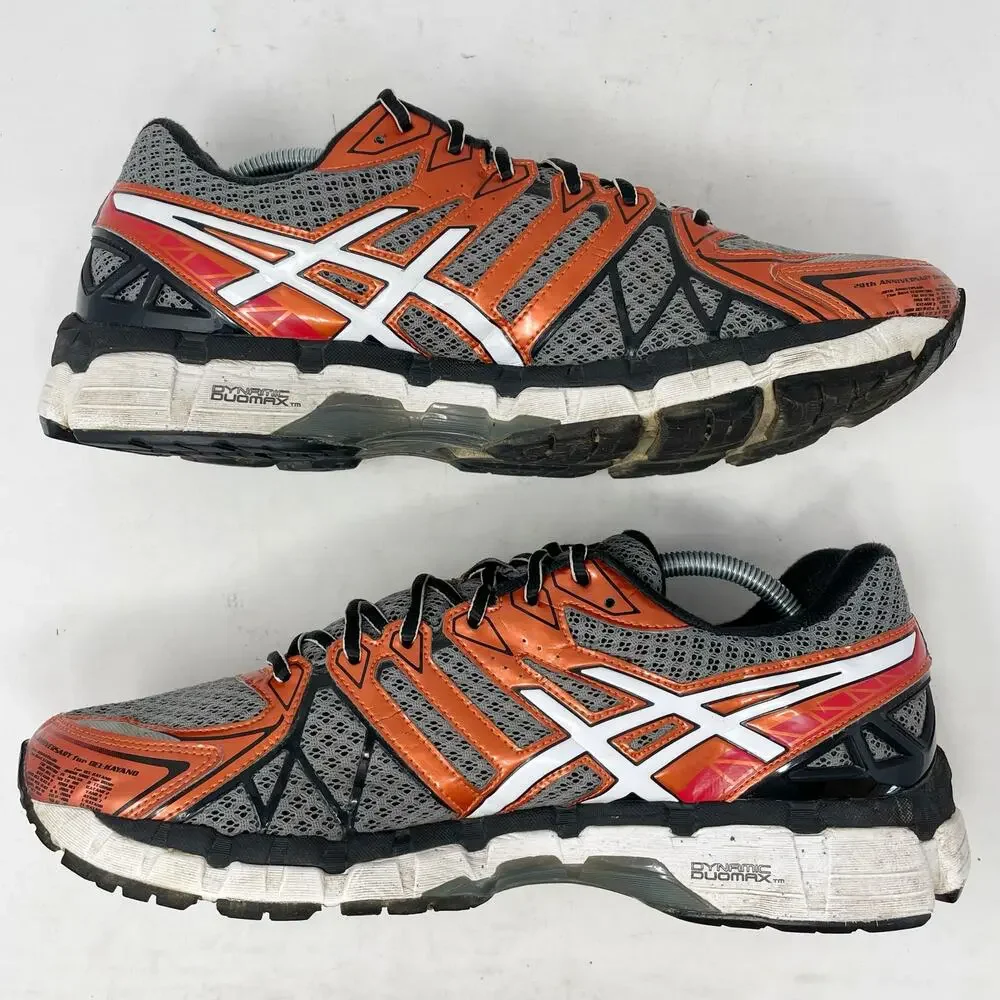 Asics Gel-Kayano 20th Anniversary Grey Orange Copper Men's Size 12